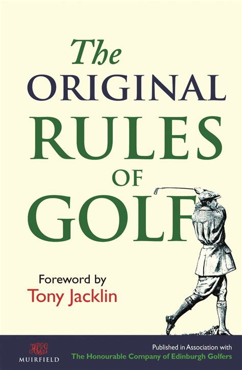 What is the 1st Rule of Golf?
